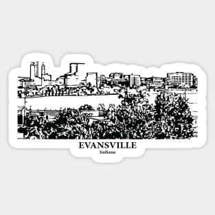 Evansville - Indiana Sticker